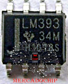 LM393 Circuito Integra SMD Copmparador Dual Soic 8 Kit 10un.