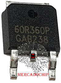 60R360P Transistor Mosfet Canal N 600v 11a TO-252