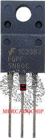FQPF5n60C Transistor Mosfet 600v 4.5a TO220F Kit 2 Un.