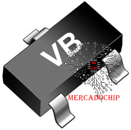 VB Transistos Bipolar NPN 40v 2a Sot23-3