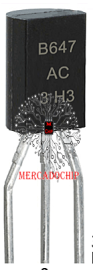 2SB647 Transistor Bipolar PNP 120v 1a TO-92 Kit 5 Unidades.