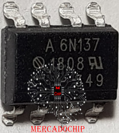 6N137S C.I. Acoplador tico de Alta Velocidade Pdip8