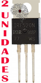 Transistor Mosfet IRF520N (2 Unidades)