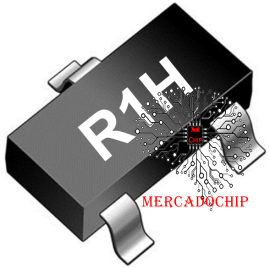 R1H Transistor Mosfet Canal P 30v 4.1a 300Mw sot23-3