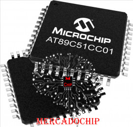 At89c51cc01ca Ci Microcontrolador Vqfp 44p - Atmel- At89c51