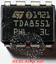 TDA8551 C.I. Amplificador de Audio 1w Dip8 com controle devolume digital