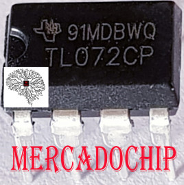  TL072CP C.i. Amplificador Operacional Dip8 Kit  5Un.