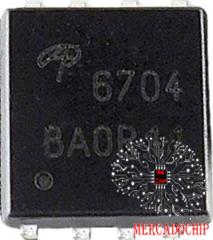 AON6704 Transistor Mosfet Canal N 30v 85a DFN5X6