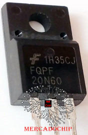 FQPF20n60C Transistor Mosfet 600v 20a TO220F Kit 2 Un.