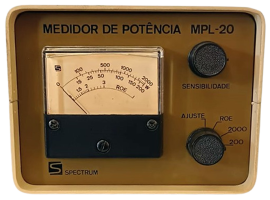  Wattmetro de Radio Frequencia e Roe SPECTRUM MPL-20 Semi novo 100%