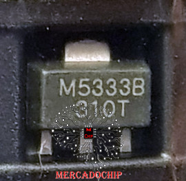 M5333B C.I Regulaor Alta Voltagem 3.3v 250ma