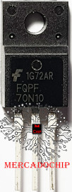 Transistor Mosfet FQPF70N10 *NPN* 100V 35A-TO-220F