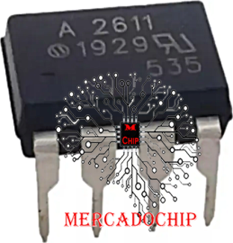 HCPL2611 C.I. Opto acoplador de alta velocidade 10MBit/s SO8�