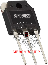 S2FD60B20 Diodo Duplo Catodo Comum 60A 200V TO3p