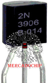 2N3906 Transistor PNP 40v 0,2a 250Mhz To92 Kit 20 UnIdades