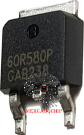 60R580P Transistor Mosfet Canal N 650v 8a TO-252