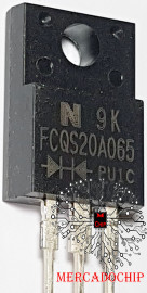 FCQS20A065 Diodo Schottky Dual Catodo Comum 65v 20a To220