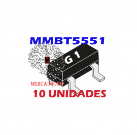 Transistor SMD MMBT5551-*G1*-NPN- 200ma (10 unidades)