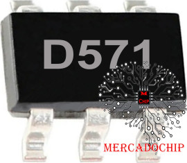 DAC5571IDVBR C.I. 8-BIT DIGITAL TO ANALOG CONVERTER SOT23-6