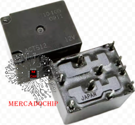 ACT512-Rel� 12V 10 pinos 25A Automotivo