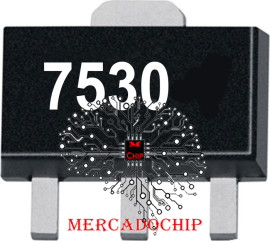 HT7530 C.I. Regulador Voltagem 3,0v 0,100ma �sot-89