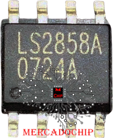LS2858A C.I. Controlador de Carga Sop8