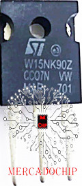 Transistor Mosfet ST W15NK90Z