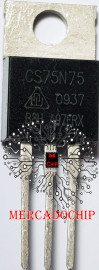 CS75N75 Transistor Mosfet 75v 100a Canal N To220 *Testado*