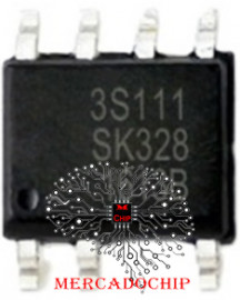 3s111 Circuito Integrado Controlador PWM Sop7 Kit 3Un.