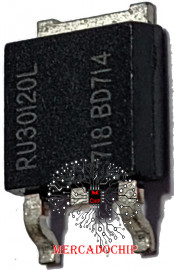  RU30120L Transistor Mosfet 30v 120a Canal N TO252