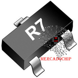 R7 Transistor Mosfet Canal P -30v 4.1A Sot23-3