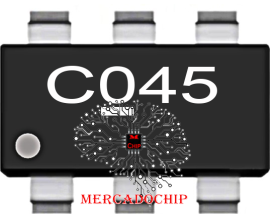 C045 C.I. Regulador LDO 150ma 2 canais Sot23-6