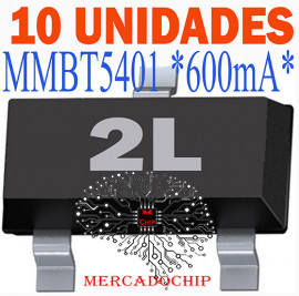 MMBT5401_2L Transistor PN P *160v 600MA* Kit 10un.