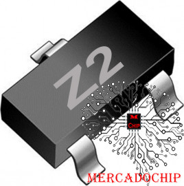 BZX84C5V1_Z2 Diodo Zener SMD 5,1v 0,35w Sot23 Kit 10un.