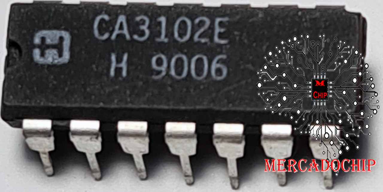 CA3102E C.I. Dual Aplificador Diferencial Alta Frequência Dip14 ...