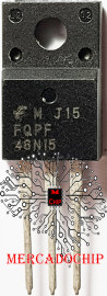 Transistor Mosfet FQPF46N15 *NPN* 150V 25,6A-TO-220F