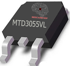 MTD3055VL Transistor Mosfet Canal N 60v 12a Dpak 2 Un.