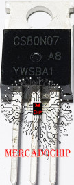 CS80n07 Transistor Mosfet 70v 80a Canal N To220 *Testado*