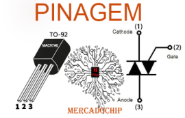 MAC97A6 Triac Bi Direcional 600v 0,6a To-92 Kit 5 Unidades