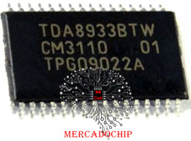 TDA8933 C.I. Amplificador de Audio Classe D 2x10w HTSSOP32