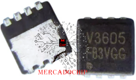 MDV3605 Transistor Mosfet Canal P -30v -20a PDFN33