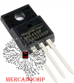 80R450PB Transistor Mosfet Canal N 800v 11a To220F
