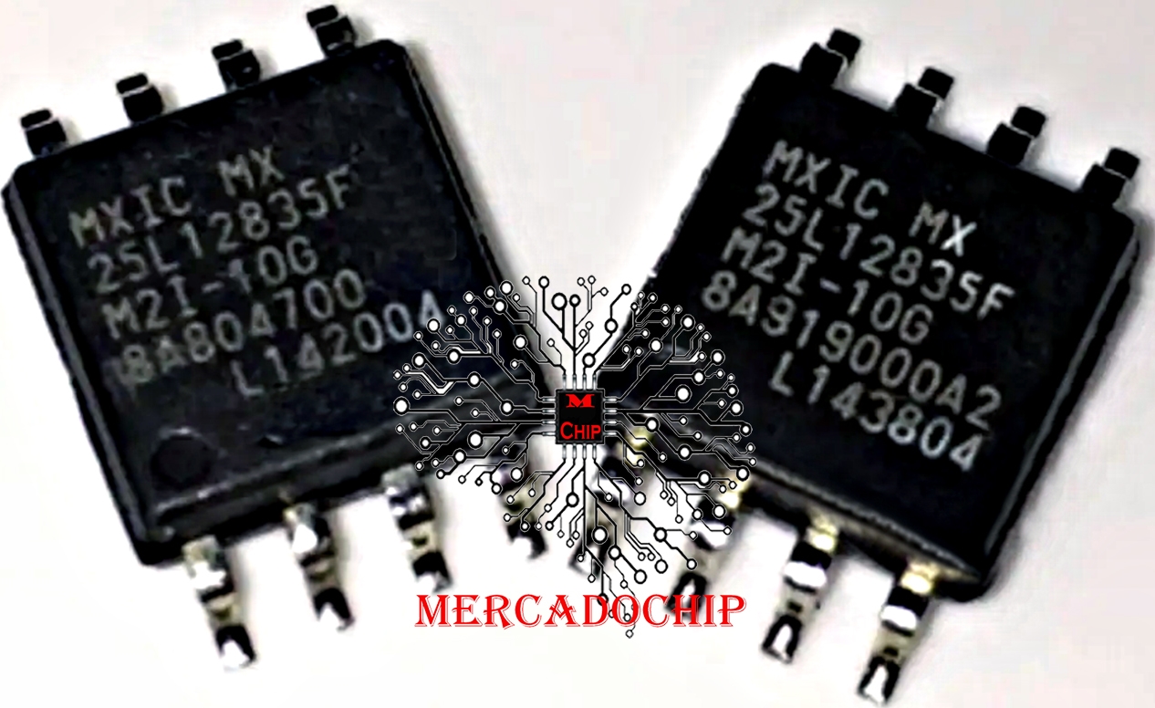 C.I. SMD MX25L12835F MX25L12835FM2I-10G SOP8 200 MIL DE 16MBL - Mercadochip