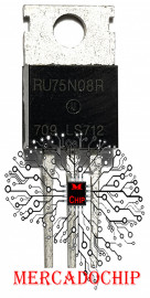 RU75N08R Transistor Mosfet Canal N 75V 80A TO220