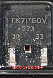 Transistor TK7P60 MOSFET Silicon N-Channel
