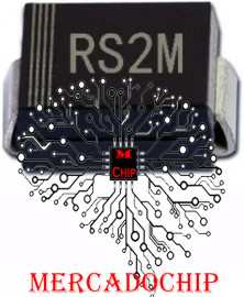 Rs2m-Diodo 1000v 1.5a (SMA) Kit 5Un.