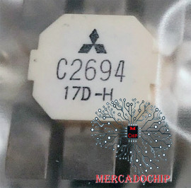 2SC2694 Transistor Bipolar �RF VHF 175Mhz 70w 12v T40 Mitsubishi Orig.