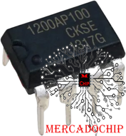 NCP1200AP100 C.I. Regulador PWM Dip8